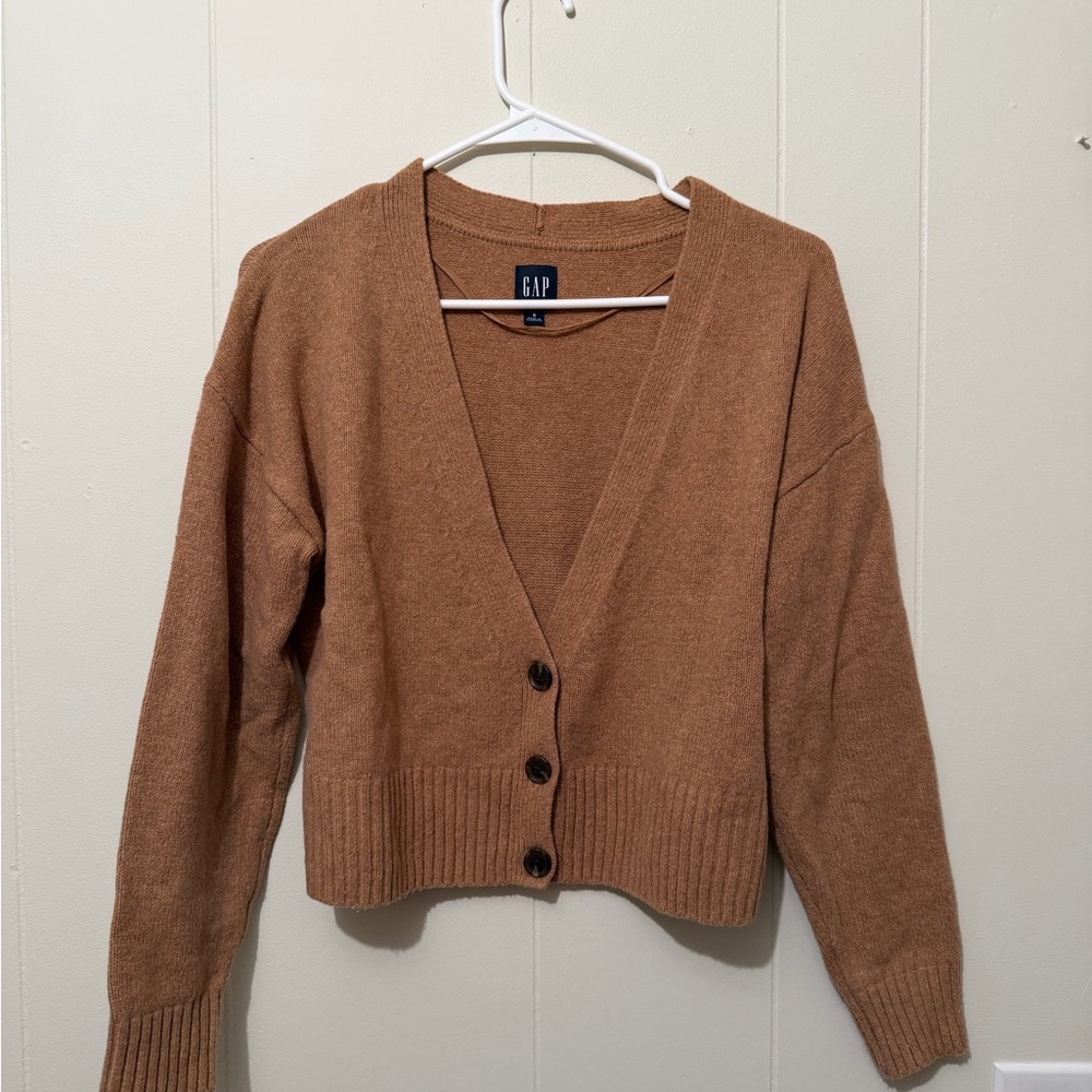 GAP Women's Brown Button-Up Cardigan